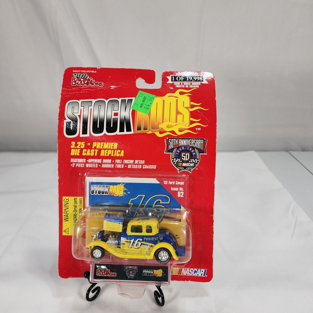 Racing Champions Stock Rods 32 Ford Coupe 16 Primestar NASCAR 50th Anniversary